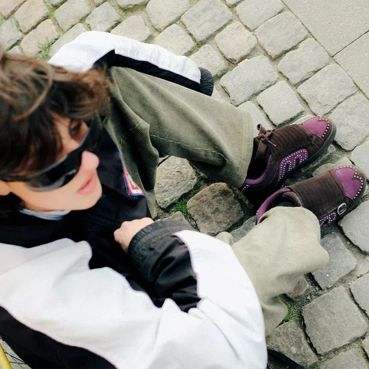 Kingpin Studs Brown/Purple Skate Shoe | etnies Official Etnies Skate Original Sustainability Gear