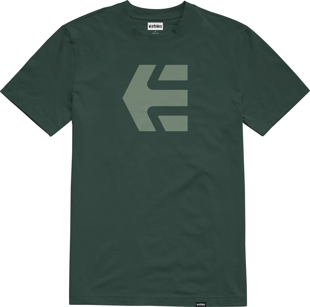 Icon Tee hunter green - t-shirt | etnies Official S/S Basic T-Shirt Etnies Skate Original Sustainability Gear