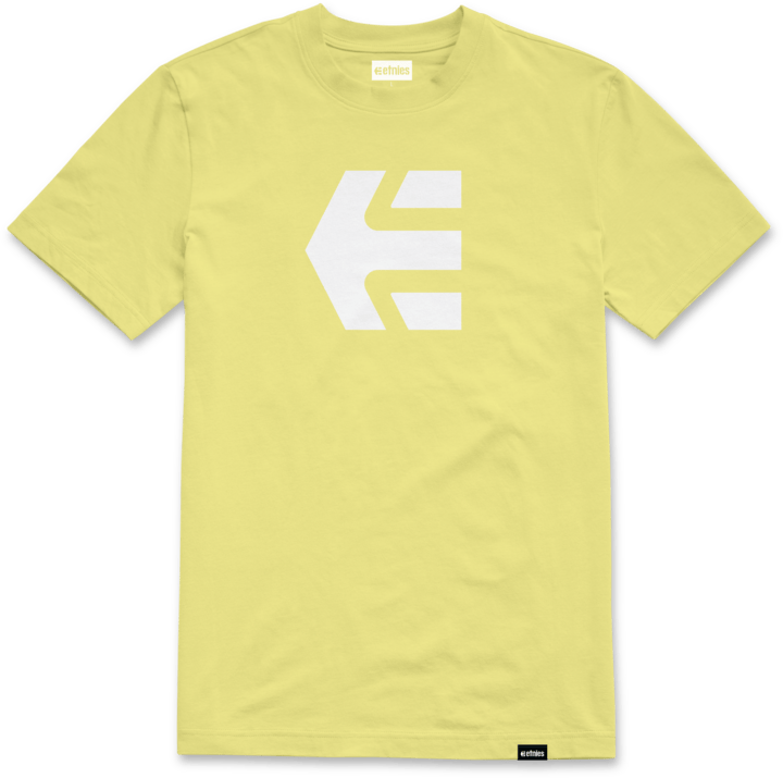 Icon tee yellow – men’s tee | etnies Official S/S Basic T-Shirt Etnies Skate Original Sustainability Gear
