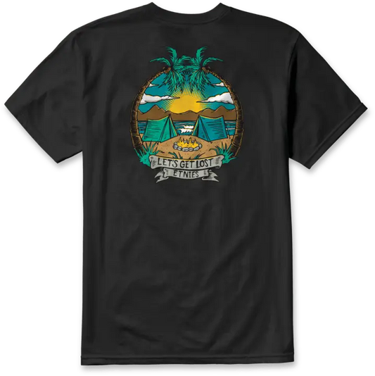 Camp vibes tee black – men’s tee | etnies Official S/S Basic T-Shirt Etnies Skate Original Sustainability Gear