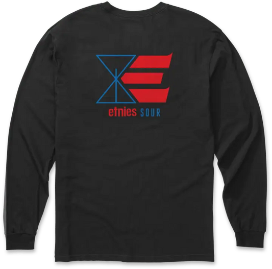 LS tee x Sour Solution black – men’s tee | etnies Official L/S Basic T-Shirt Etnies Skate Original Sustainability Gear