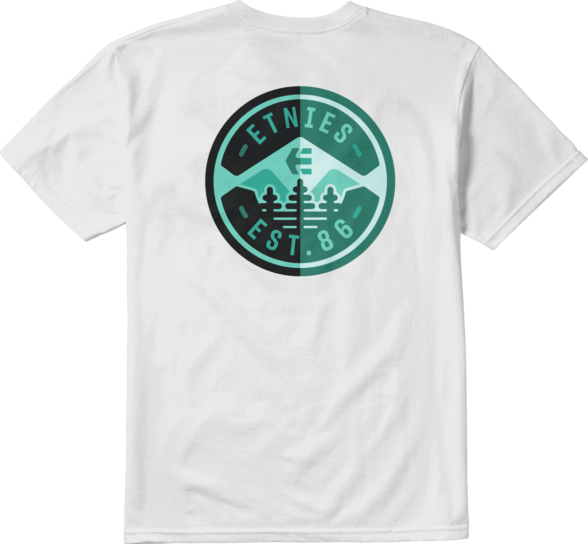 3 Pines Tee white - t-shirt | etnies Official S/S Basic T-Shirt Etnies Skate Original Sustainability Gear