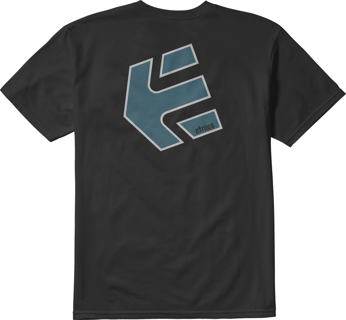 Mini Crank Tech Tee black/blue - t-shirt | etnies Official S/S Specialty Etnies Skate Original Sustainability Gear