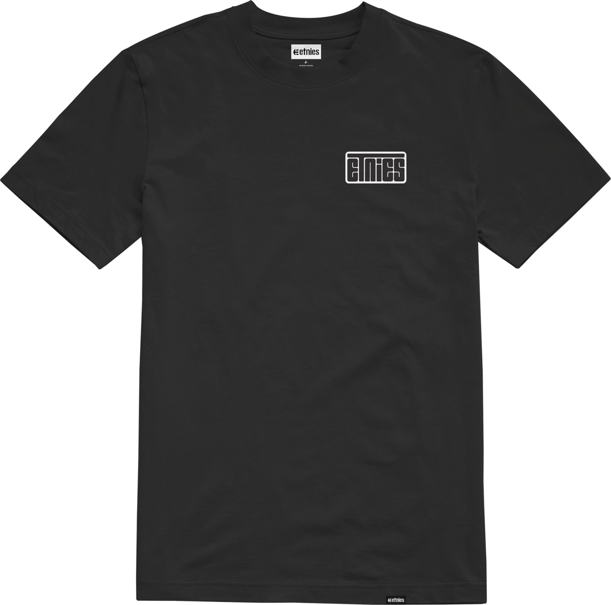 Cali Bear Tee black/white - t-shirt | etnies Official S/S Basic T-Shirt Etnies Skate Original Sustainability Gear