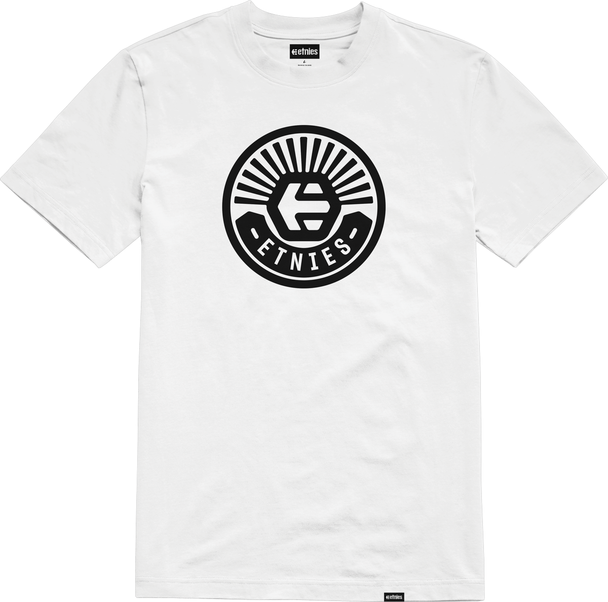 Wheel Well Tee white/black - t-shirt | etnies Official S/S Basic T-Shirt Etnies Skate Original Sustainability Gear