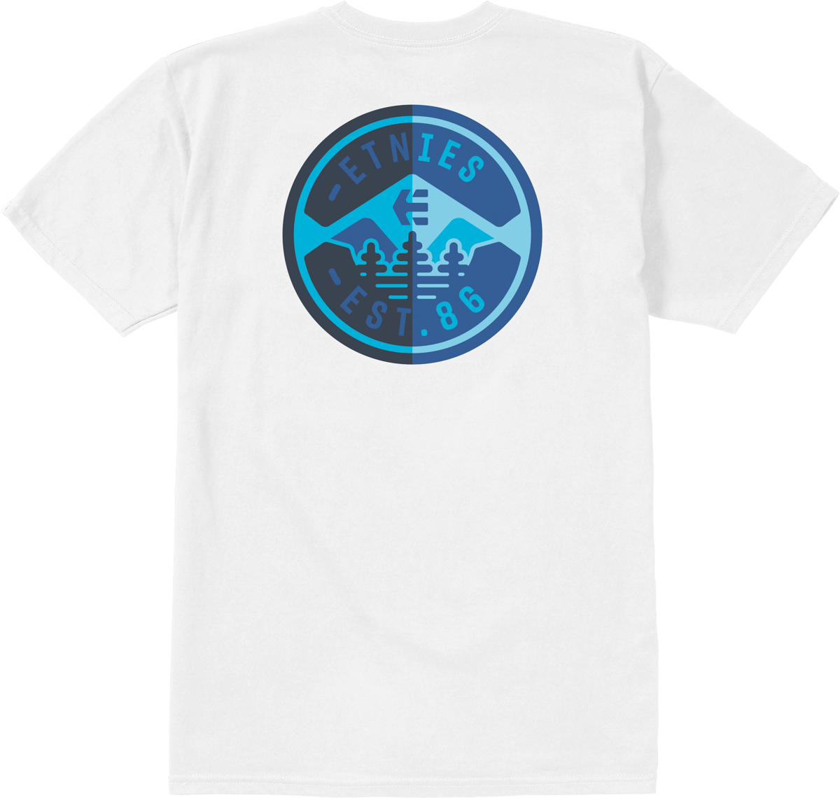 3 Pines Tee white - t-shirt | etnies Official S/S Basic T-Shirt Etnies Skate Original Sustainability Gear