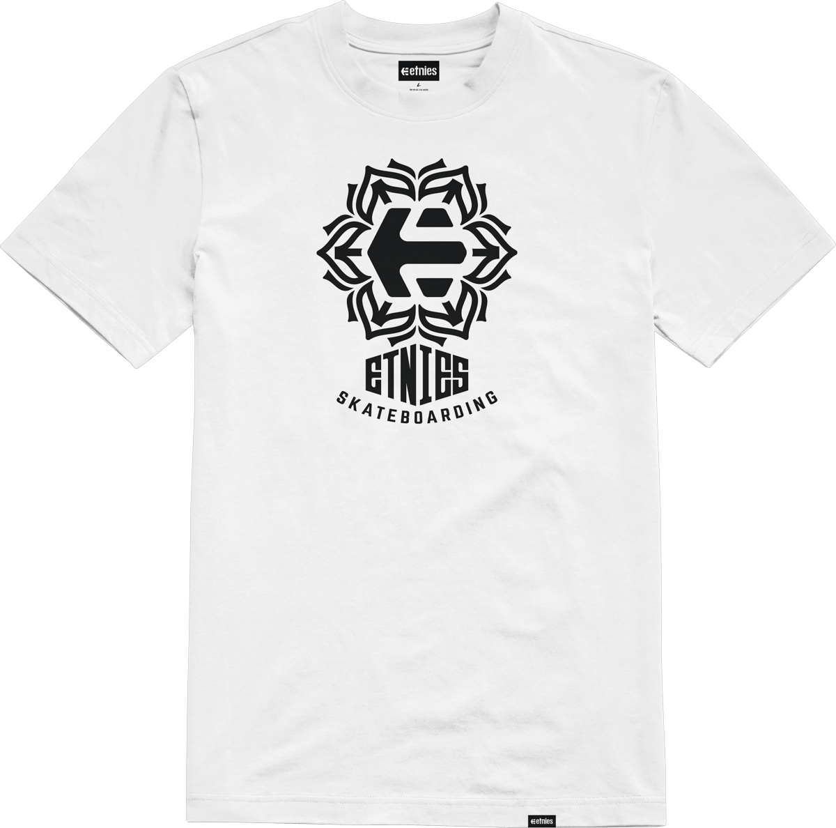 Snowflake Tee white - t-shirt | etnies Official S/S Basic T-Shirt Etnies Skate Original Sustainability Gear