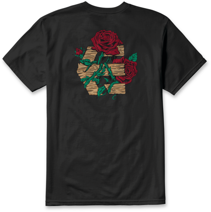 Rose Arrow tee black – men’s tee | etnies Official S/S Basic T-Shirt Etnies Skate Original Sustainability Gear