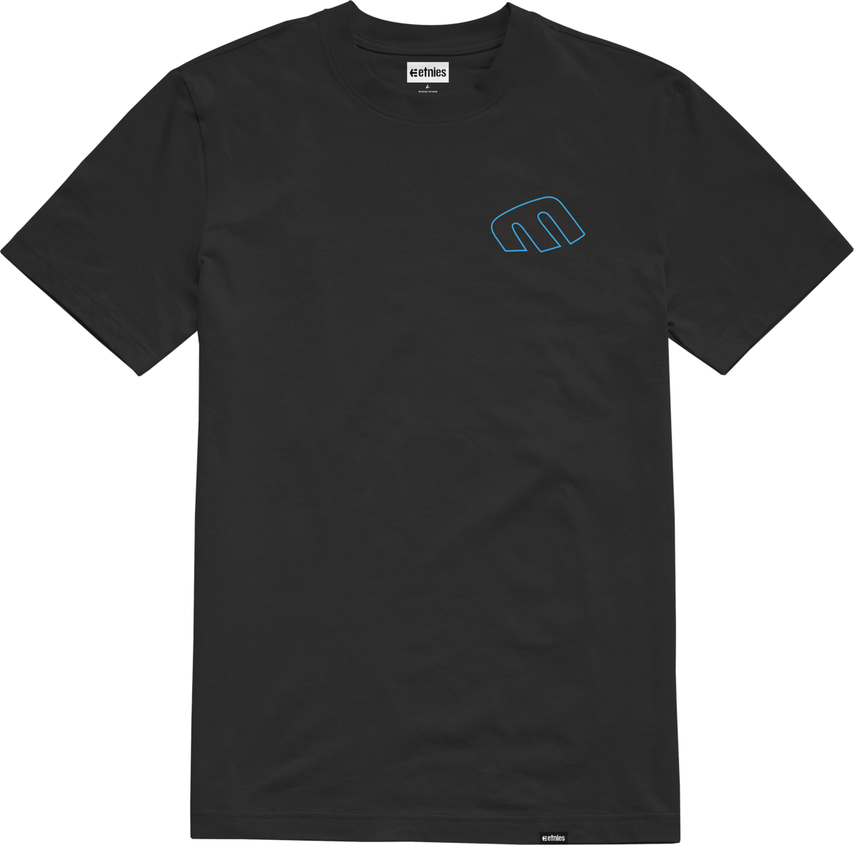 Retro Dot Tee X Santa Cruz black - t-shirt | etnies Official S/S Basic T-Shirt Etnies Skate Original Sustainability Gear