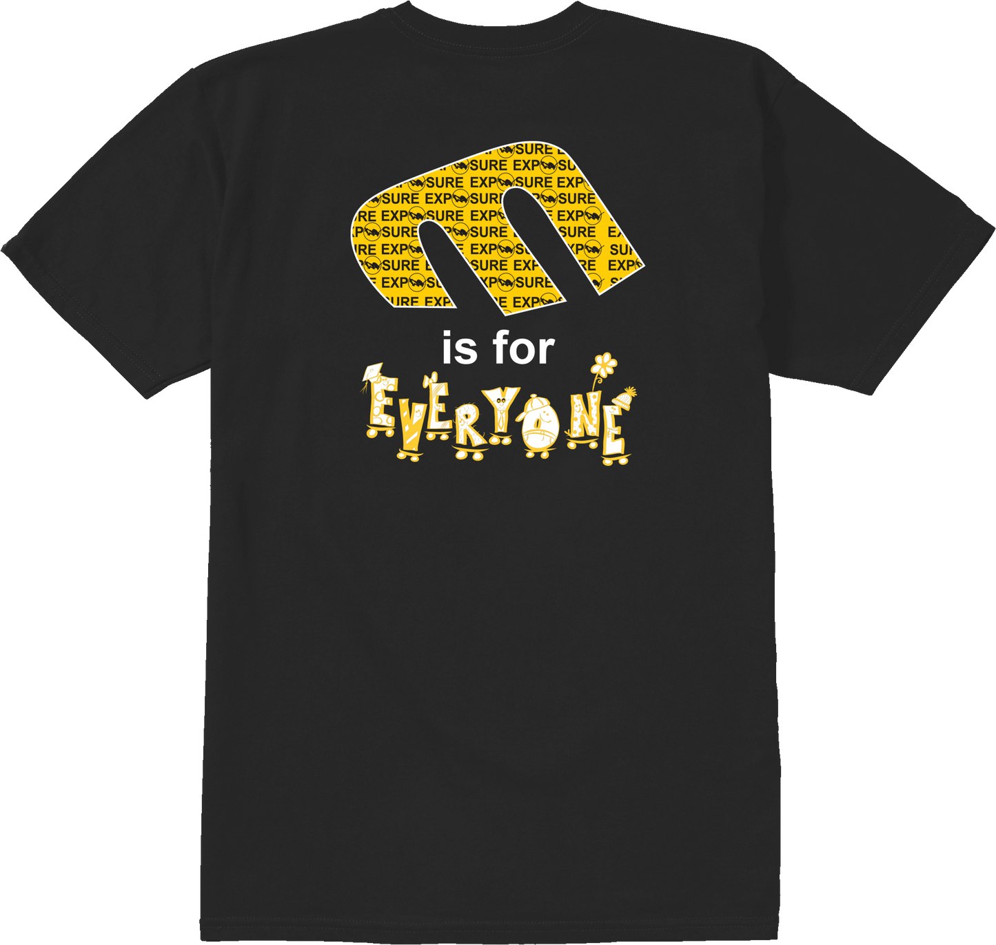 Exposure Tee black - t-shirt | etnies Official S/S Basic T-Shirt Etnies Skate Original Sustainability Gear