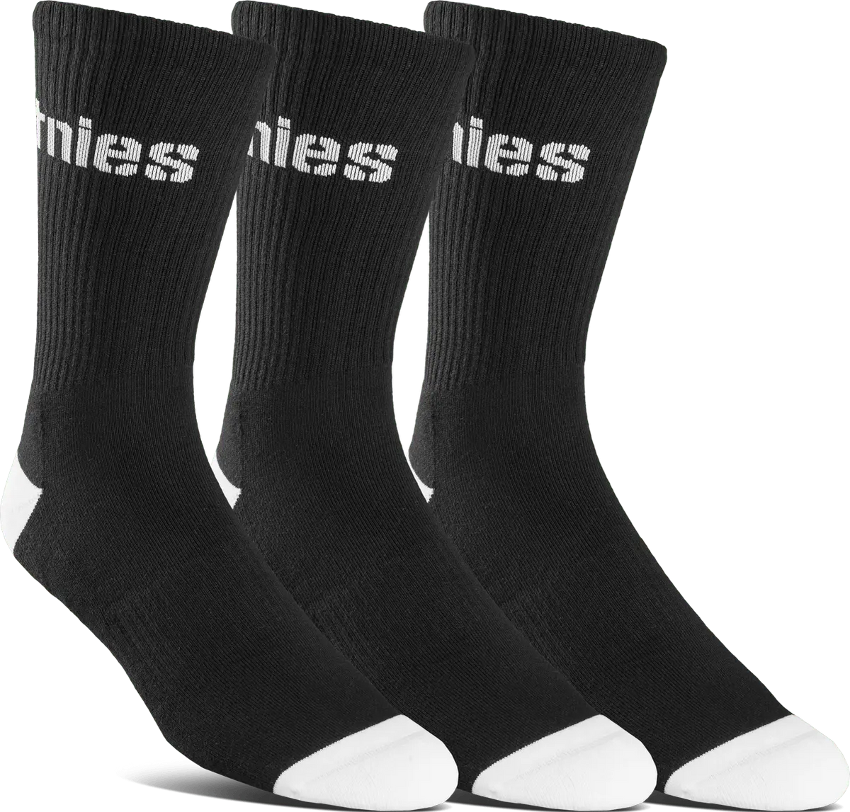 Stencil icon skate socks - black | etnies Official Crew Sock Etnies BLACK / ONE SIZE Skate Original Sustainability Gear 4140001485.001.OS.1ST 194691509901