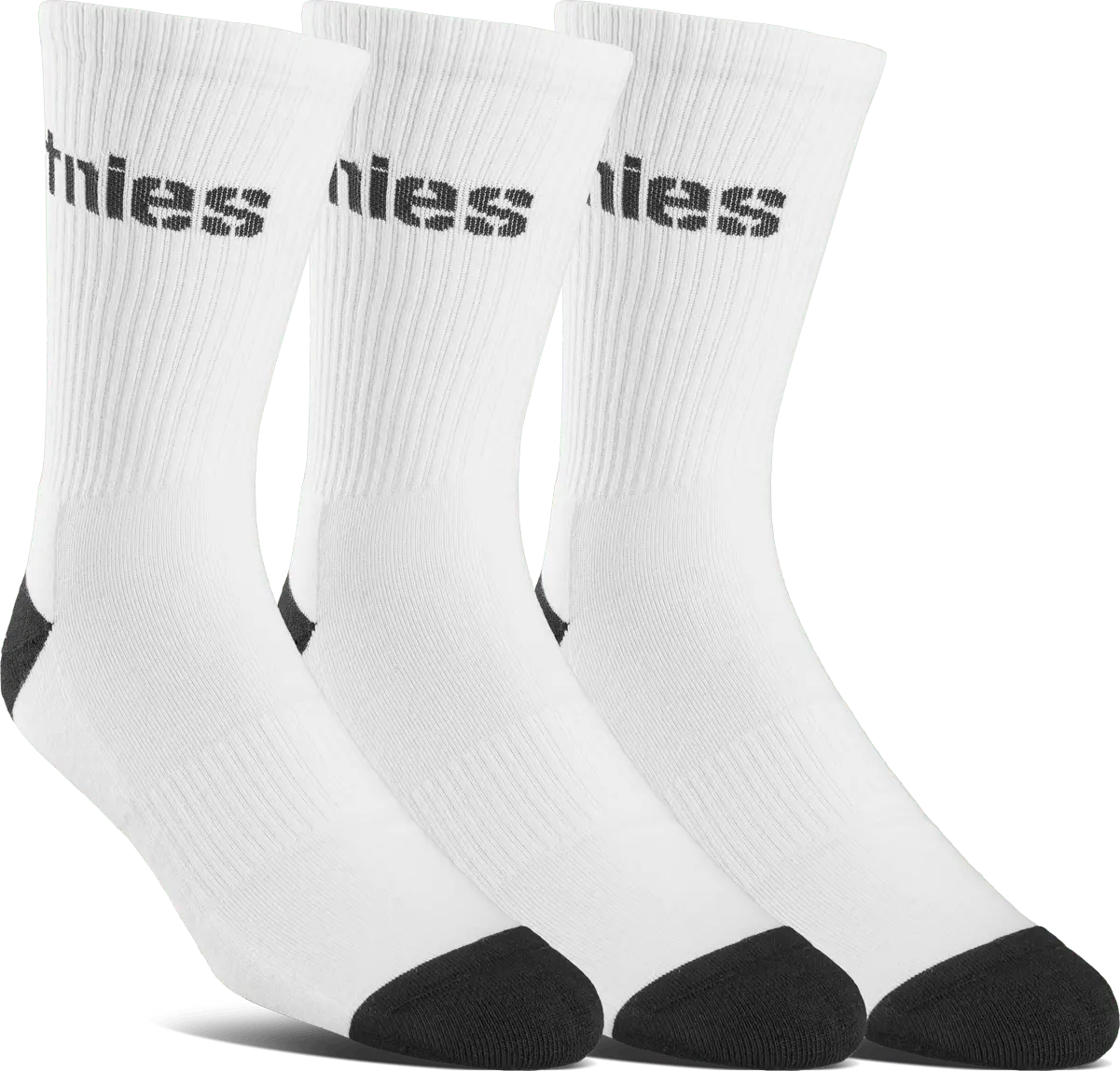 Stencil icon skate socks - black | etnies Official Crew Sock Etnies WHITE / ONE SIZE Skate Original Sustainability Gear 4140001485.100.OS.1ST 194691509918