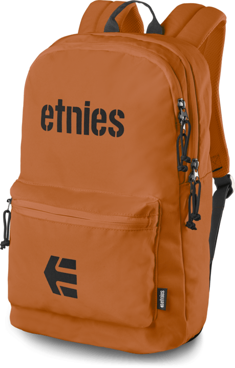 Fader print backpack burnt orange – skate backpack | etnies Official Backpacks Etnies BURNT ORANGE / ONE SIZE Skate Original Sustainability Gear 4140001488.801.OS.1ST 194691659149