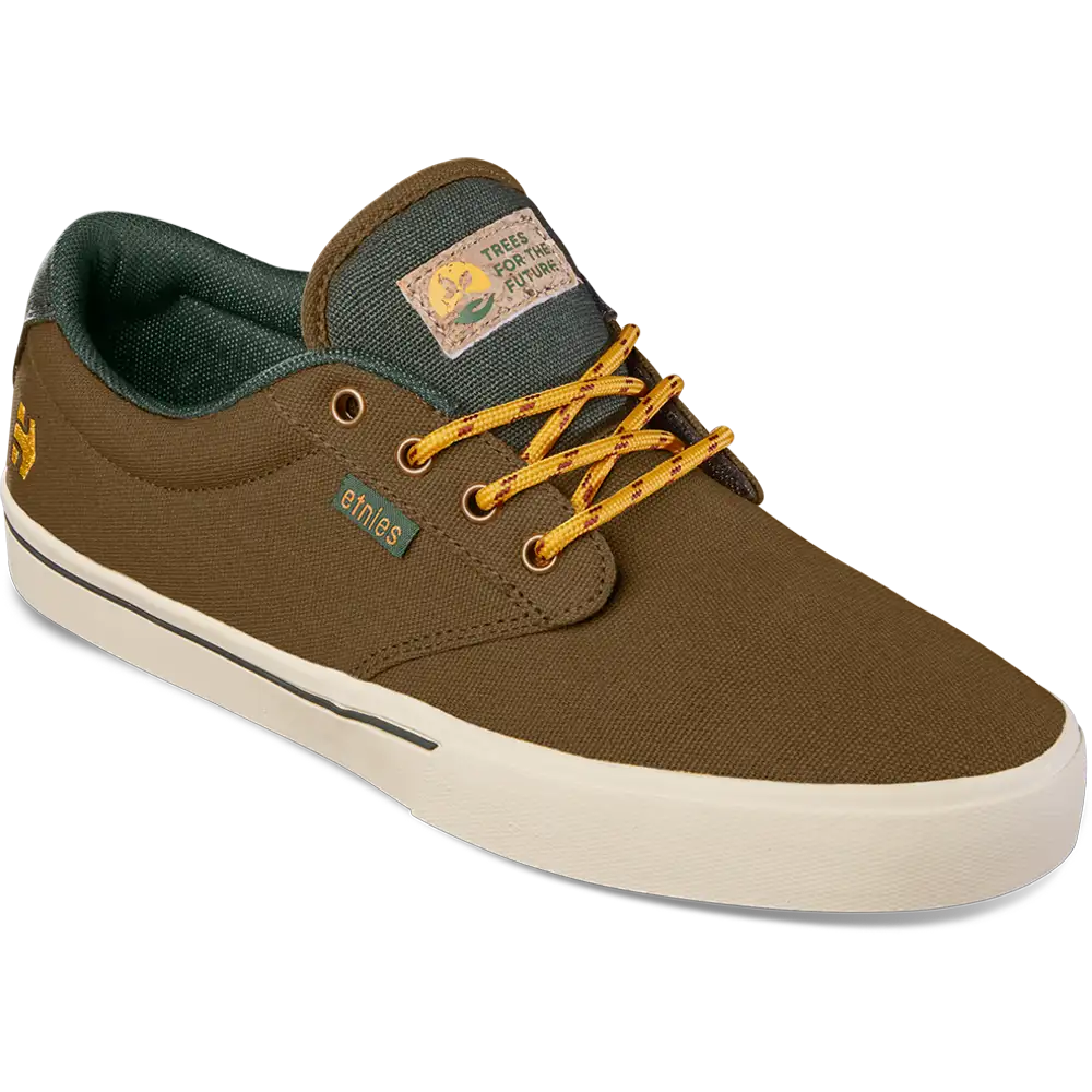 Jameson 2 Eco X Tftf brown/green - skate shoes | etnies Official Low-Top Shoe Etnies Skate Original Sustainability Gear