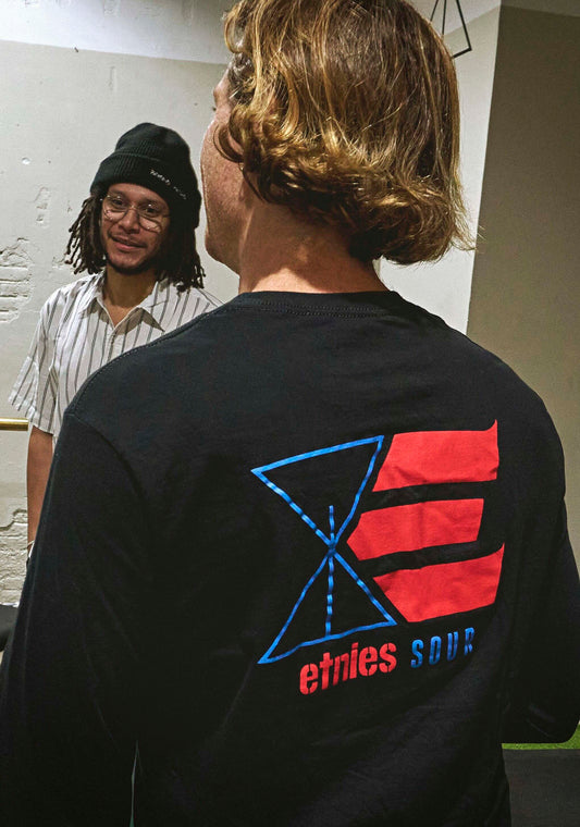 Tee x Sour Solution black – men’s tee | etnies Official S/S Basic T-Shirt Etnies Skate Original Sustainability Gear