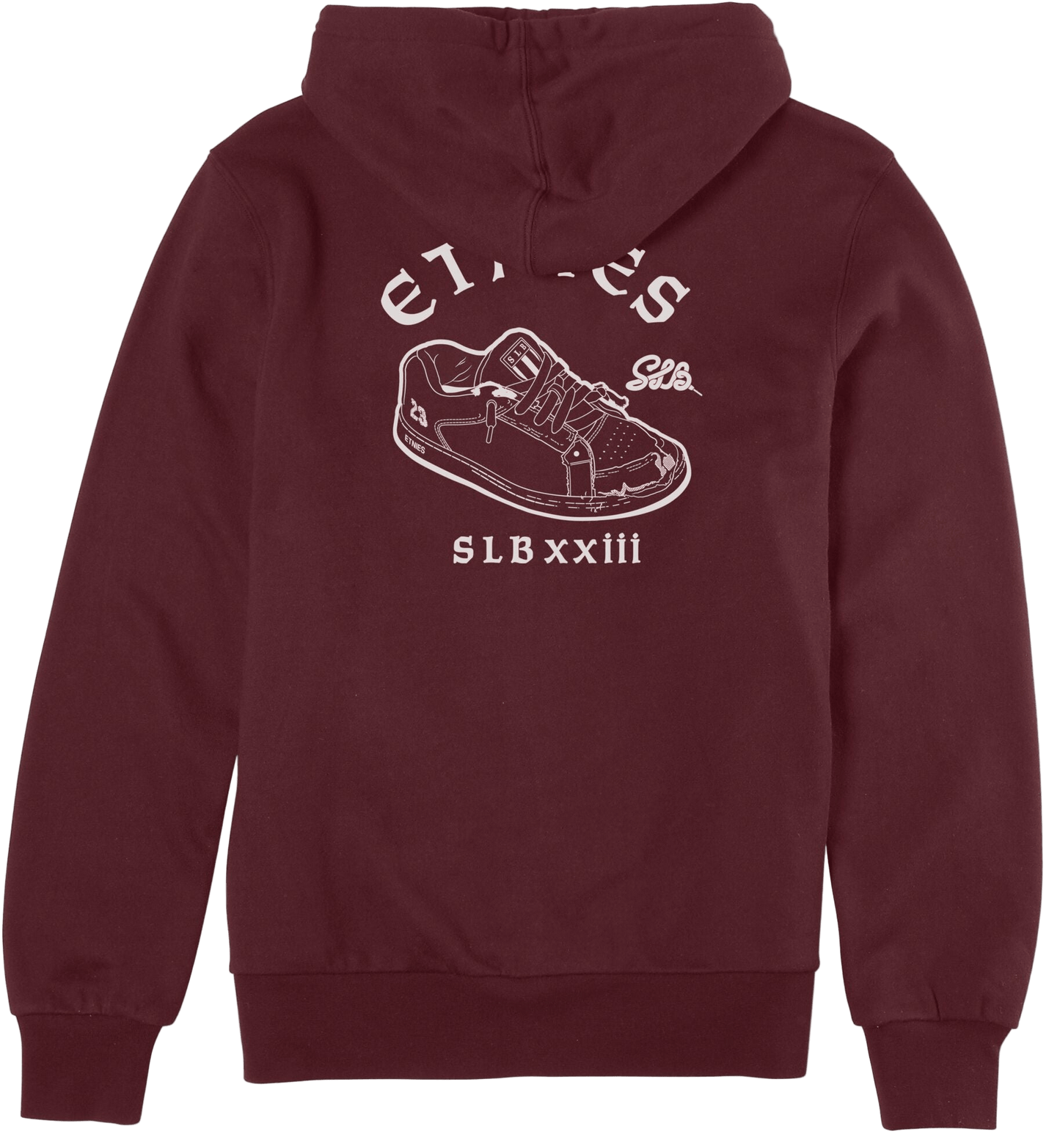 SLB pullover maroon – men's pullover | etnies Official S/S Basic T-Shirt Etnies Skate Original Sustainability Gear