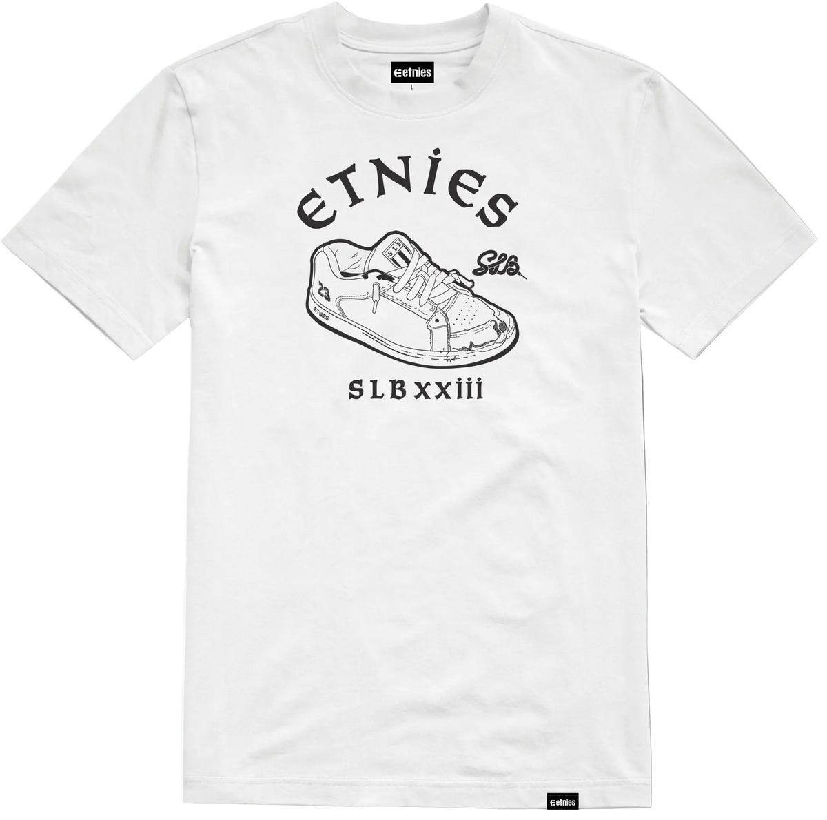 SLB x etnies tee white – men’s tee | etnies Official S/S Basic T-Shirt Etnies Skate Original Sustainability Gear