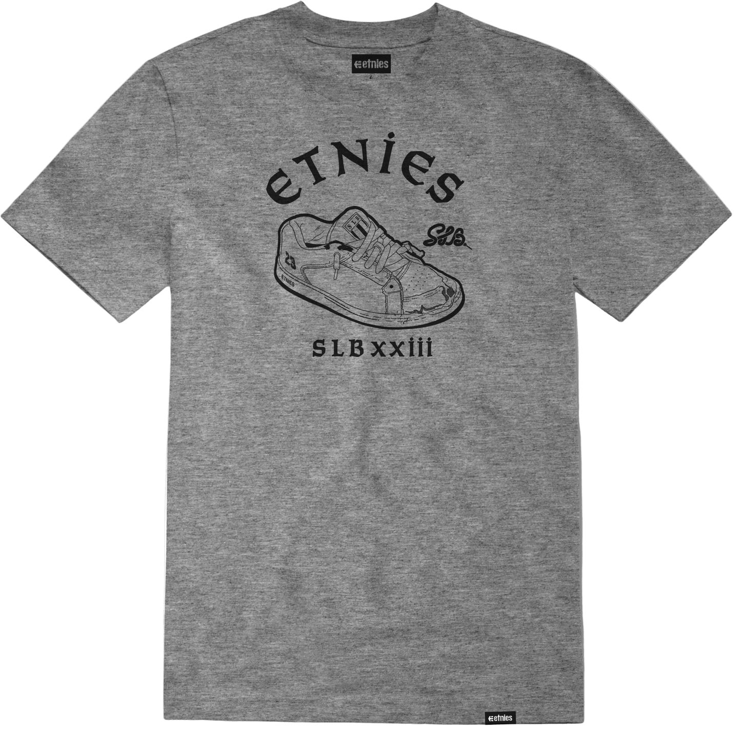 SLB x etnies tee grey – men’s tee | etnies Official S/S Basic T-Shirt Etnies Skate Original Sustainability Gear