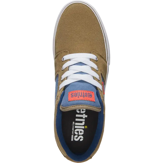 Barge Ls brown/blue - skate shoes | etnies Official Low-Top Vulcanized Etnies Skate Original Sustainability Gear