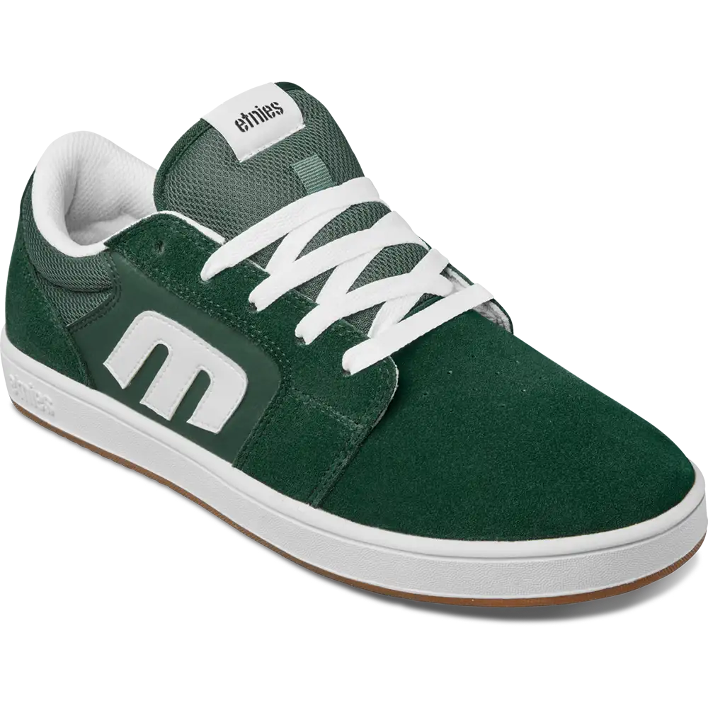 Cresta green/white - skate shoes | etnies Official Low-Top Shoe Etnies Skate Original Sustainability Gear