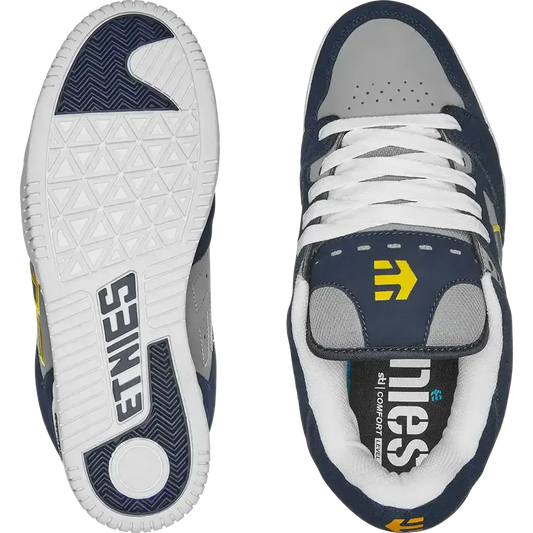 Faze navy/grey/yellow - skate shoes | etnies Official Low-Top Shoe Etnies Skate Original Sustainability Gear