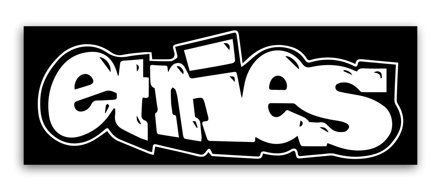 Graffiti Logo Sticker black - stickers | etnies Official Sticker - other Etnies BLACK / ONE SIZE Skate Original Sustainability Gear 4650000397.001.OS.1ST 194691661869