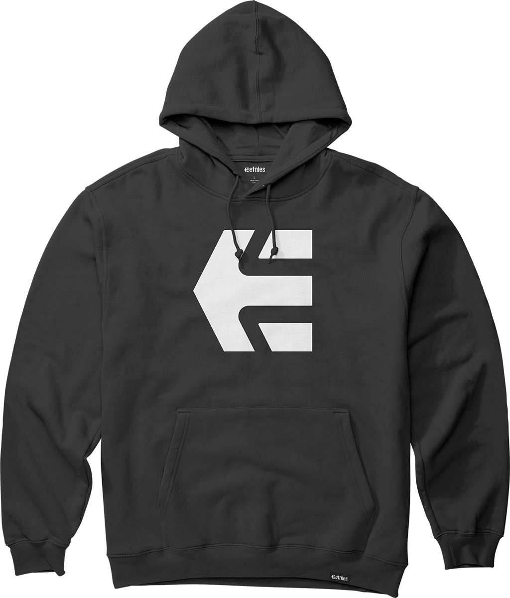 Classic Icon Pullover black - pullover | etnies Official Screen Hooded Fleece Etnies Skate Original Sustainability Gear