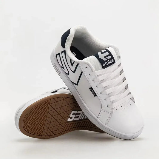 Fader white/navy - skate shoes | etnies Official Low-Top Shoe Etnies Skate Original Sustainability Gear