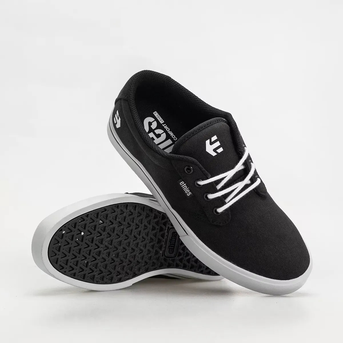 Jameson 2 Eco black/white - skate shoes | etnies Official Low-Top Shoe Etnies Skate Original Sustainability Gear