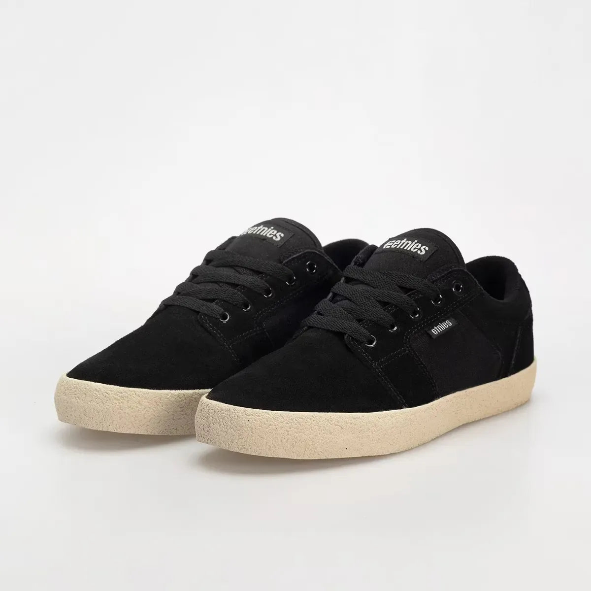Barge LS Premium Vulcanized Dark Black | etnies Official Low-Top Vulcanized Etnies Skate Original Sustainability Gear