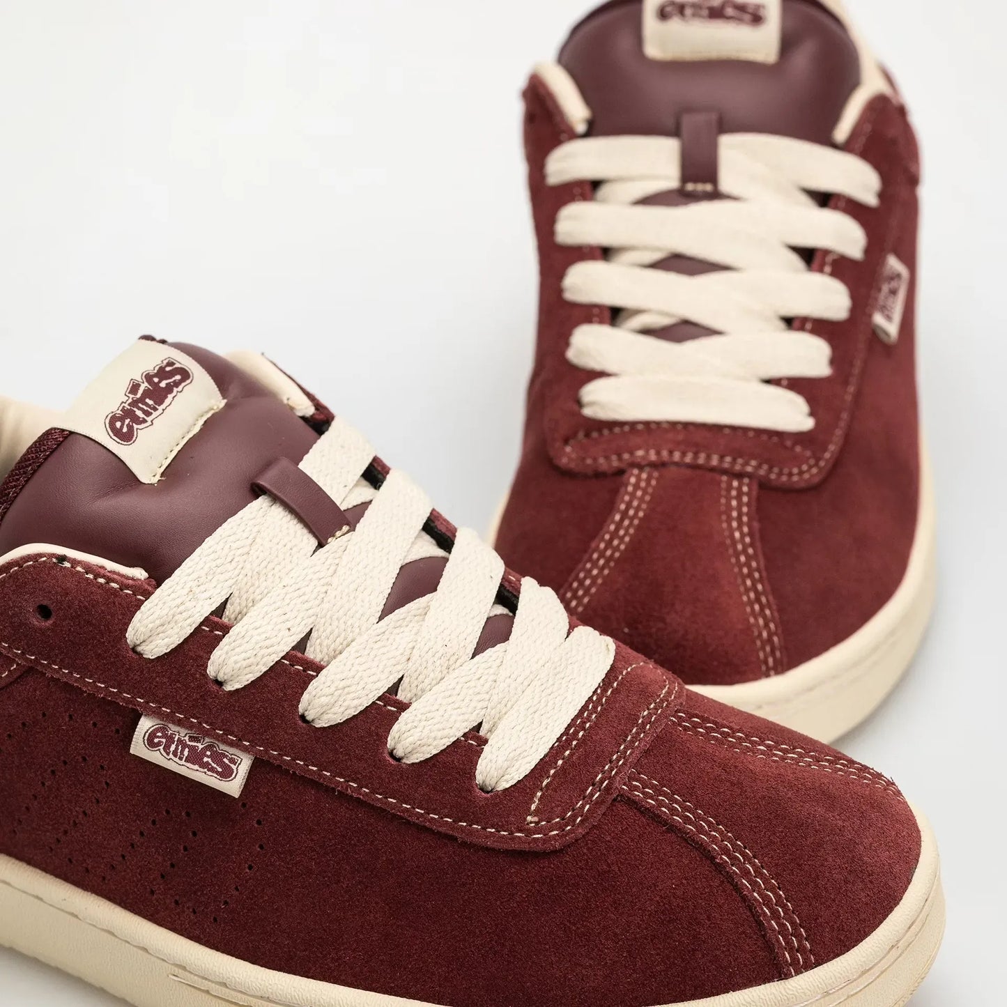 Scam Low-Top Skate Shoe Burgundy Tan | etnies Official Low-Top Shoe Etnies Skate Original Sustainability Gear