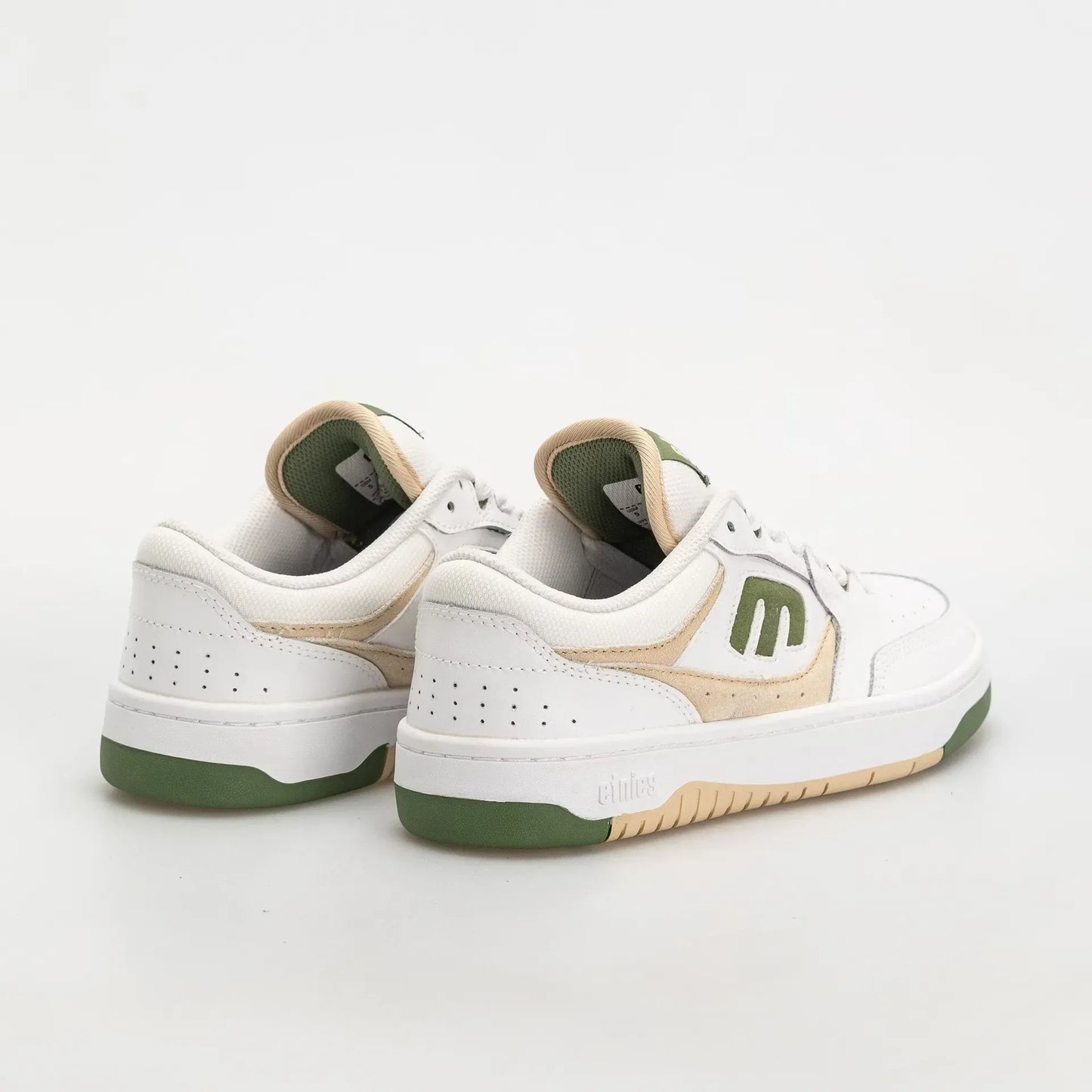 Loot Low - Top Skate Shoe White Green | etnies Official Low-Top Shoe Etnies Skate Original Sustainability Gear