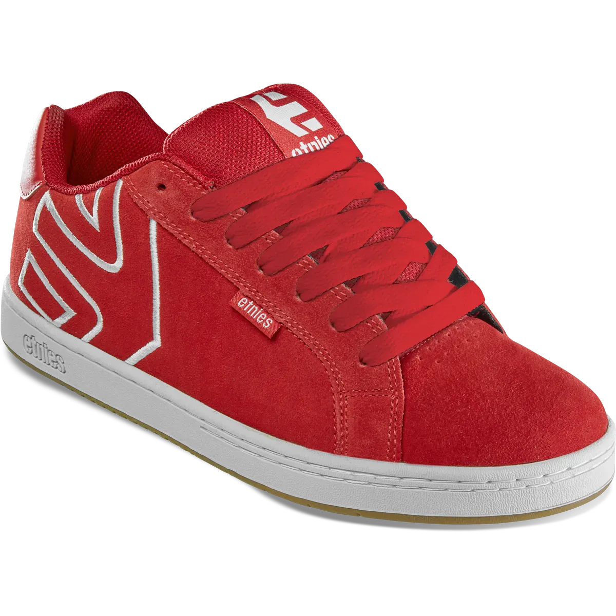 Fader red/white/gum - skate shoes | etnies Official Low-Top Shoe Etnies Skate Original Sustainability Gear