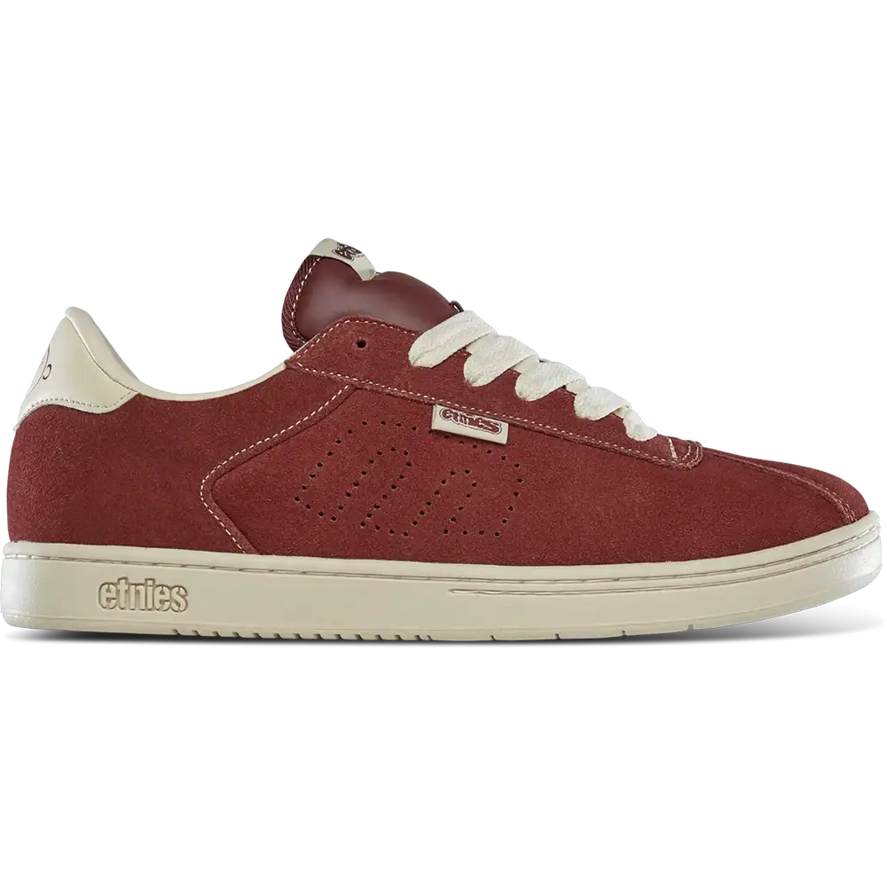 Scam Low-Top Skate Shoe Burgundy Tan | etnies Official Low-Top Shoe Etnies Skate Original Sustainability Gear