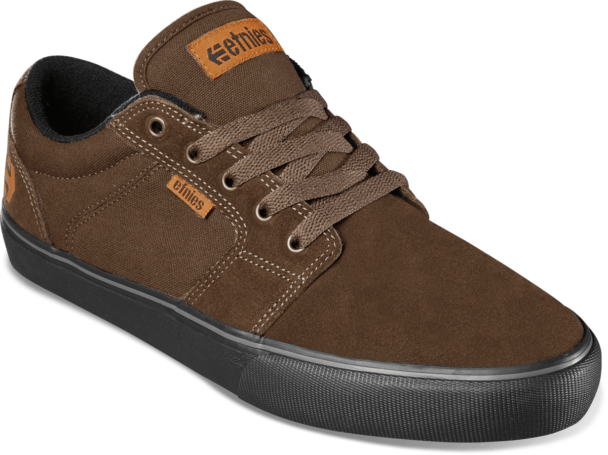 Barge Ls brown/black - skate shoes | etnies Official Low-Top Vulcanized Etnies Skate Original Sustainability Gear