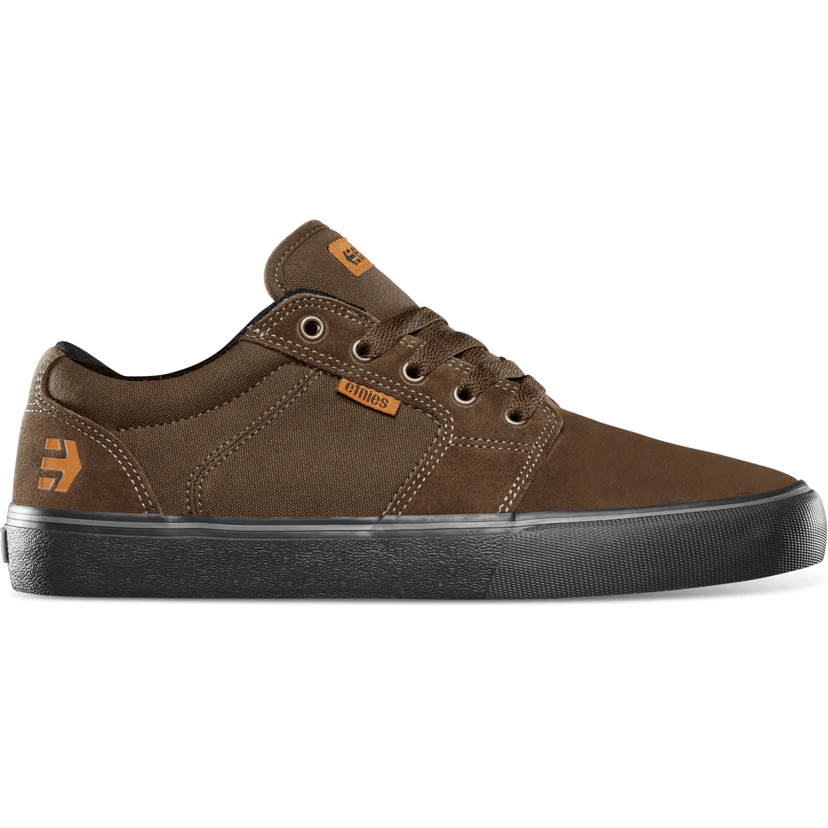 Barge Ls brown/black - skate shoes | etnies Official Low-Top Vulcanized Etnies Skate Original Sustainability Gear