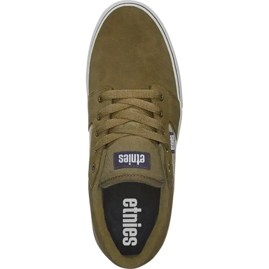 Barge LS Low-Top Vulcanized Brown Tan Blue | etnies Official Low-Top Vulcanized Etnies Skate Original Sustainability Gear