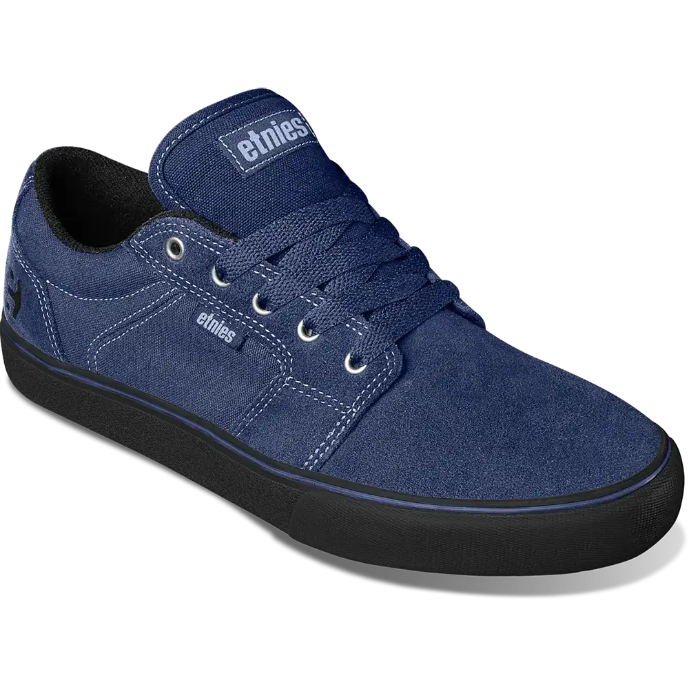 Barge LS Low-Top Vulcanized Indigo Raw | etnies Official Low-Top Vulcanized Etnies Skate Original Sustainability Gear
