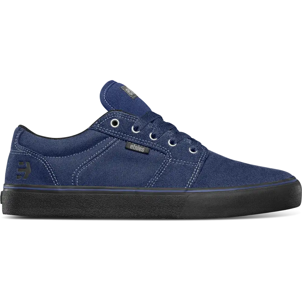 Barge LS Low-Top Vulcanized Indigo Raw | etnies Official Low-Top Vulcanized Etnies Skate Original Sustainability Gear
