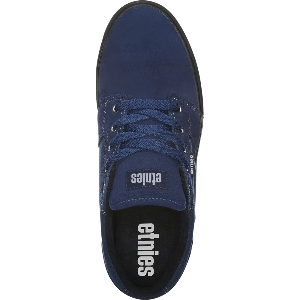 Barge LS Low-Top Vulcanized Indigo Raw | etnies Official Low-Top Vulcanized Etnies Skate Original Sustainability Gear