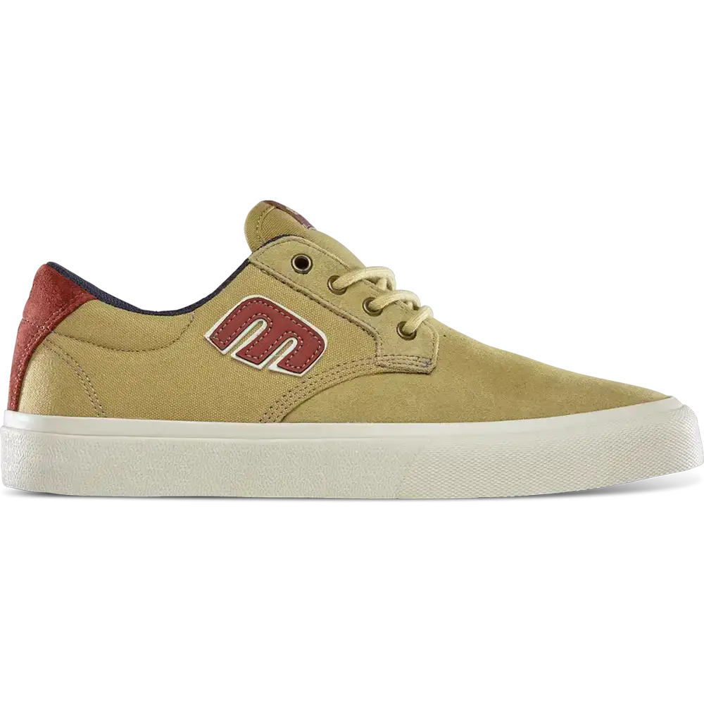 Barge Plus Vulcanized Tan Brown Skate Shoe | etnies Official Low-Top Vulcanized Etnies Skate Original Sustainability Gear