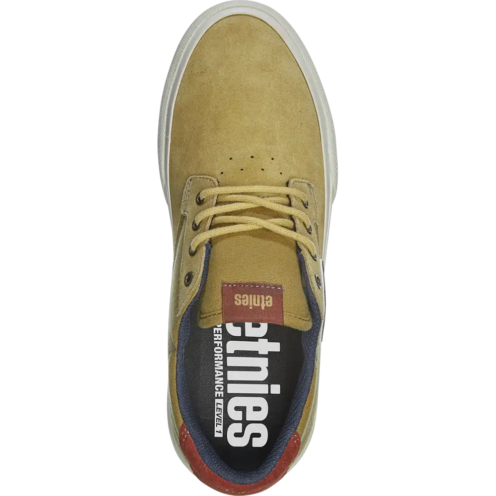 Barge Plus Vulcanized Tan Brown Skate Shoe | etnies Official Low-Top Vulcanized Etnies Skate Original Sustainability Gear