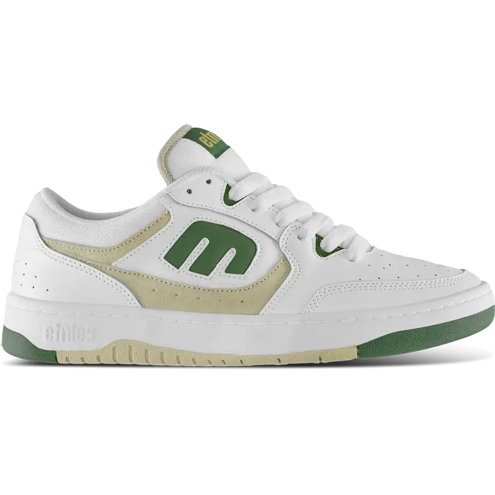 Loot Low - Top Skate Shoe White Green | etnies Official Low-Top Shoe Etnies Skate Original Sustainability Gear
