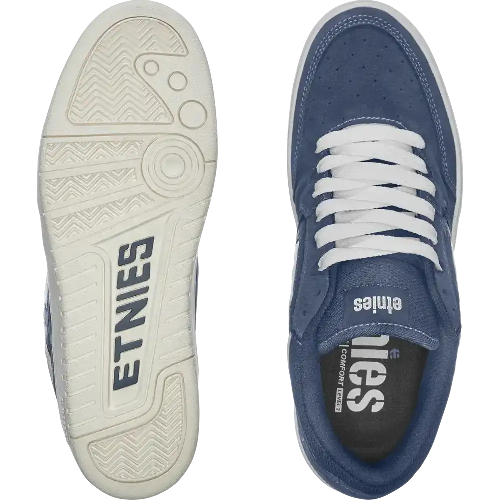 Loot Low - Top Skate Shoe Navy White | etnies Official Low-Top Shoe Etnies Skate Original Sustainability Gear