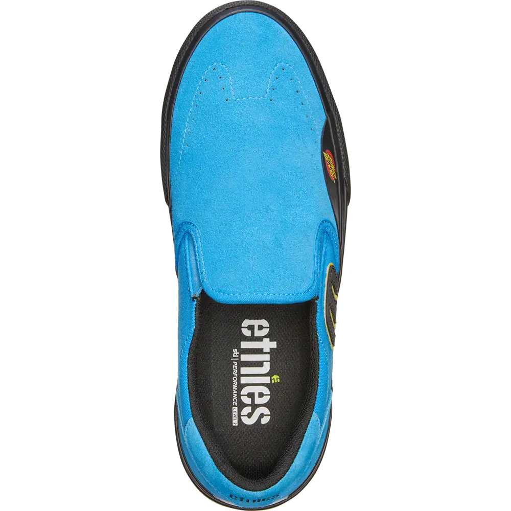 Lo-Cut Slip X Santa Cruz blue - skate shoes | etnies Official Low-Top Vulcanized Etnies Skate Original Sustainability Gear