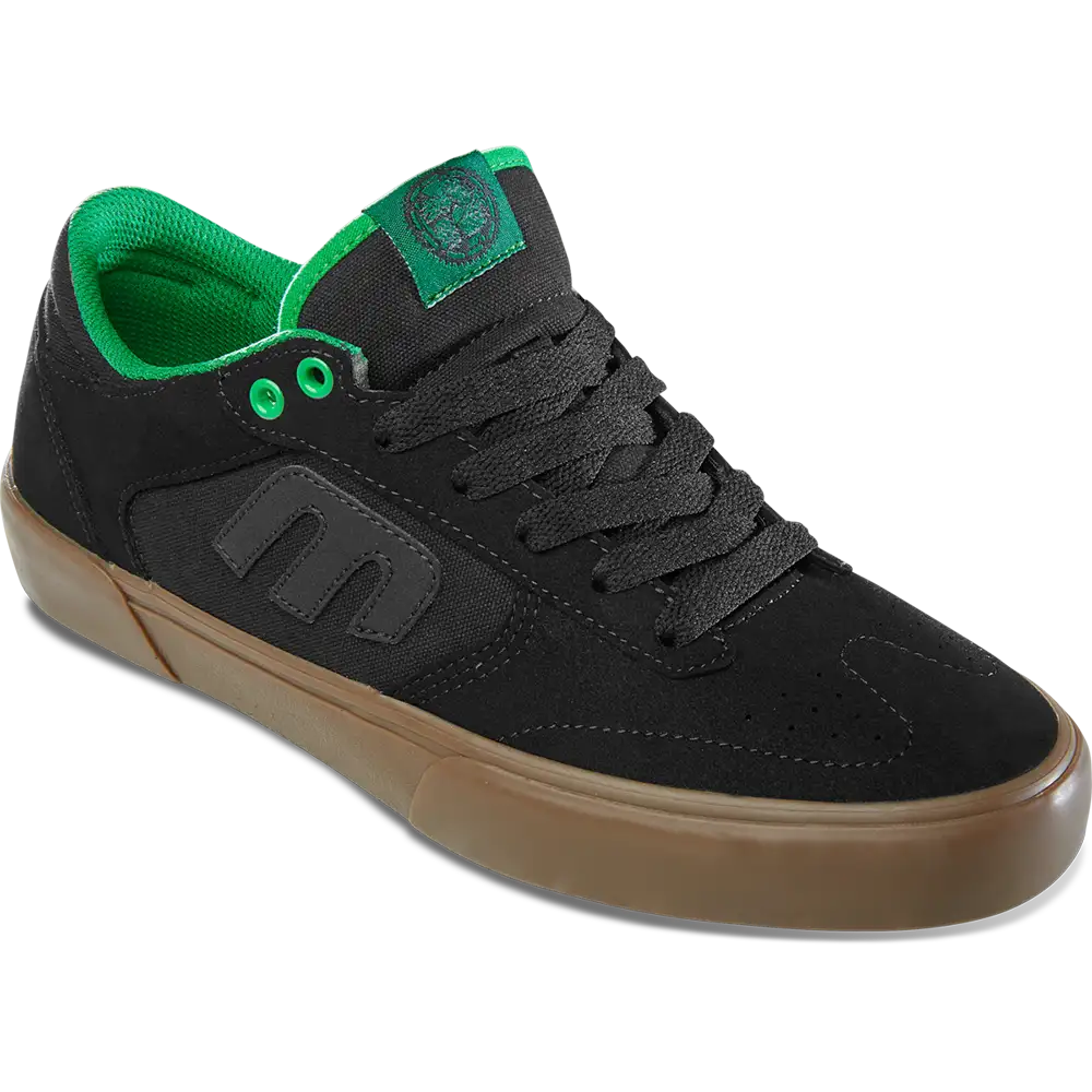 Windrow Vulc X Dig black/green - skate shoes | etnies Official High-Top Vulcanized Etnies Skate Original Sustainability Gear