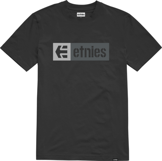 New box tee black/grey – men’s tee | etnies Official S/S Basic T-Shirt Etnies Skate Original Sustainability Gear