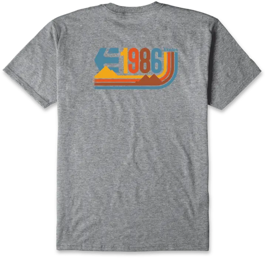 1986 tee grey – men’s tee | etnies Official S/S Basic T-Shirt Etnies Skate Original Sustainability Gear