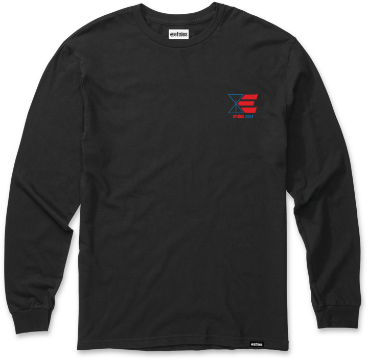 LS tee x Sour Solution black – men’s tee | etnies Official L/S Basic T-Shirt Etnies Skate Original Sustainability Gear