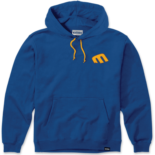 Rebel E pullover royal – men's pullover | etnies Official Screen Hooded Fleece Etnies Skate Original Sustainability Gear